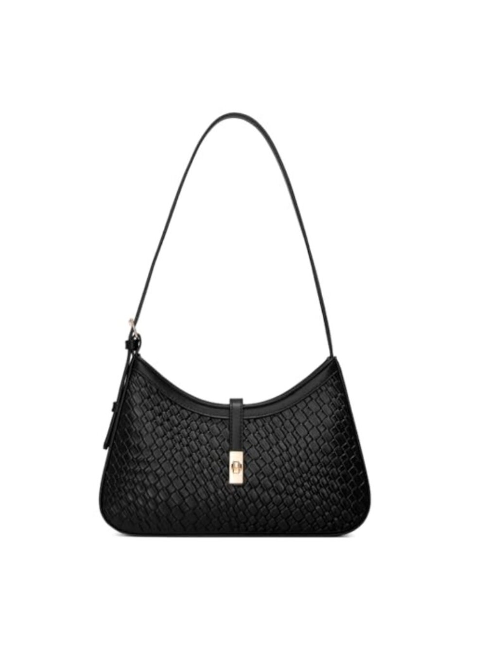 Vegan Leather Crossbody Purse with 2 Removable Straps